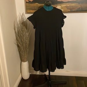 Black ruffle Dress